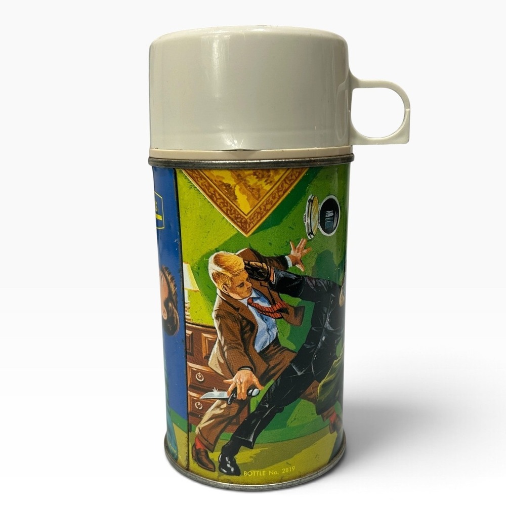 Vintage 1967 The Green Hornet Thermos No 2819 TV Show Collectible Kato Bruce Lee - Picture 5 of 11
